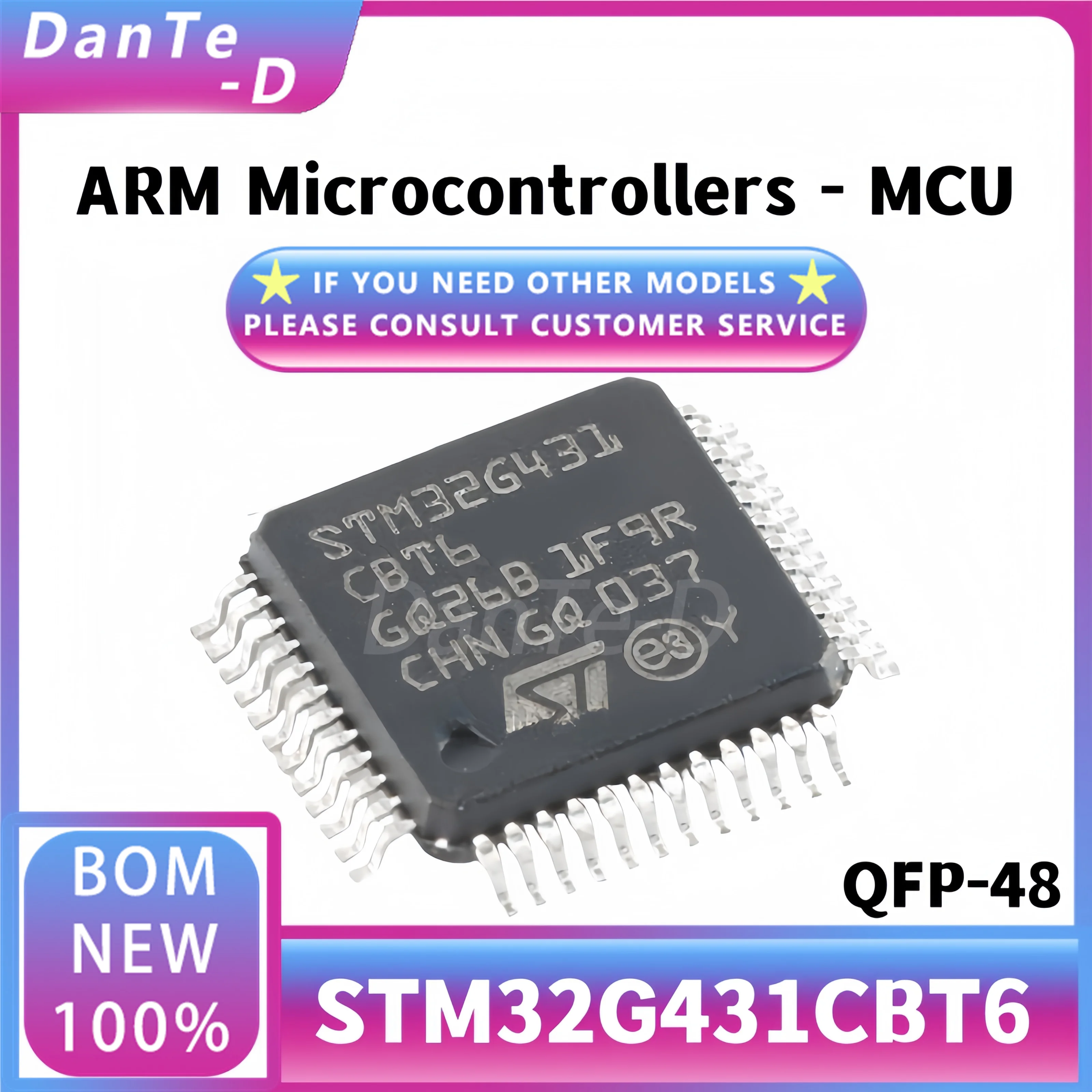 STM32G431CBT6 LQFP-48 ARM Cortex-M4 32-bit microcontroller MCU IC original authentic