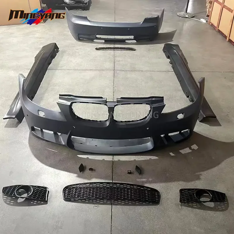 

Factory Hot Selling Mingyang Auto BodyKit 3 SERIES E92 Coupe Car Bumper With Grille Side Skirt for E92 up to M3 Upgrade Body Kit