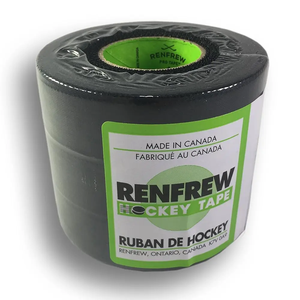 , 1\ Cloth Hockey Tape, (18m, Black XT, 3pk)