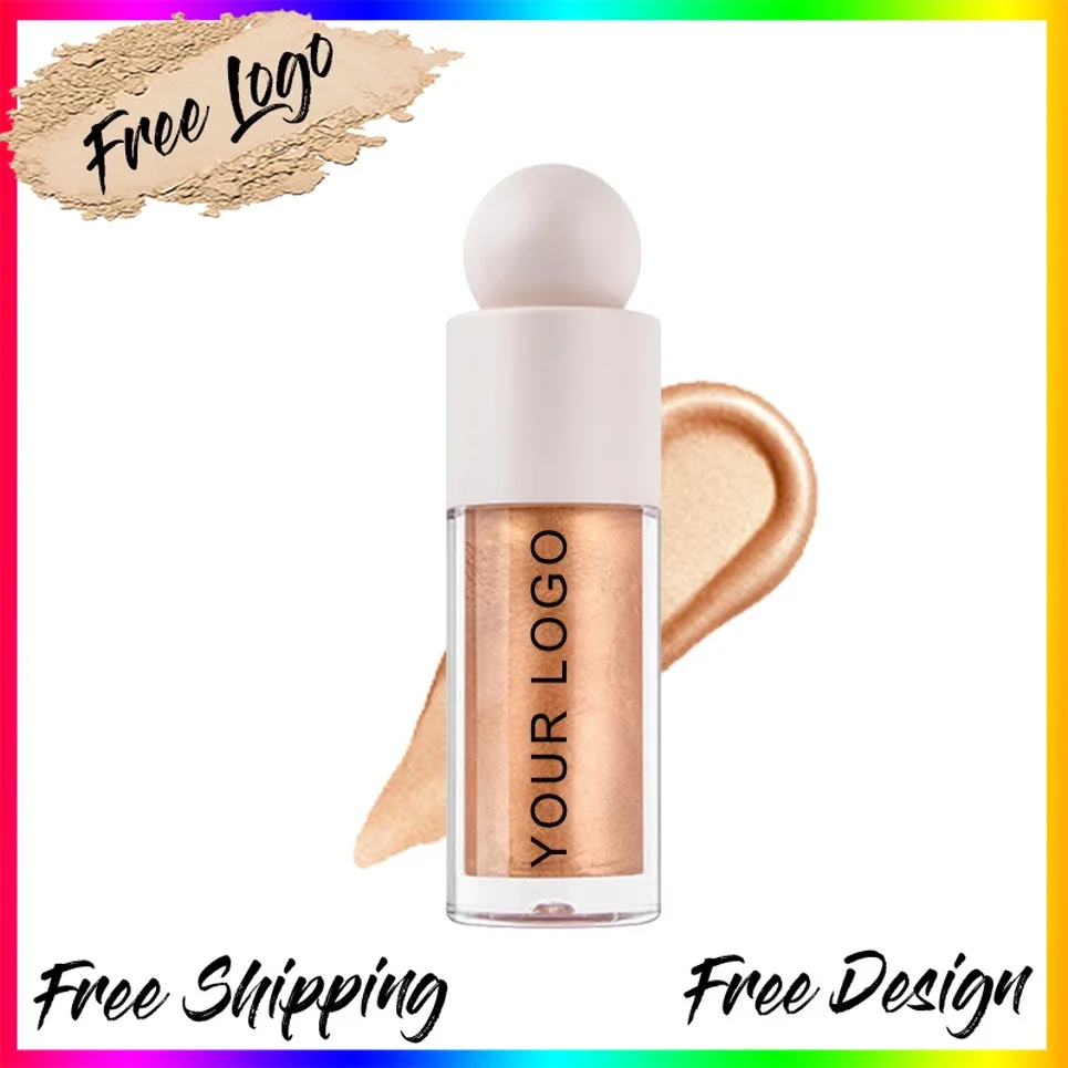 

Private Label Vegan Liquid Highlighter Ultra Shimmer Pearl Smooth Blendable Natural Glow Multi Use Makeup Custom Logo Wholesale