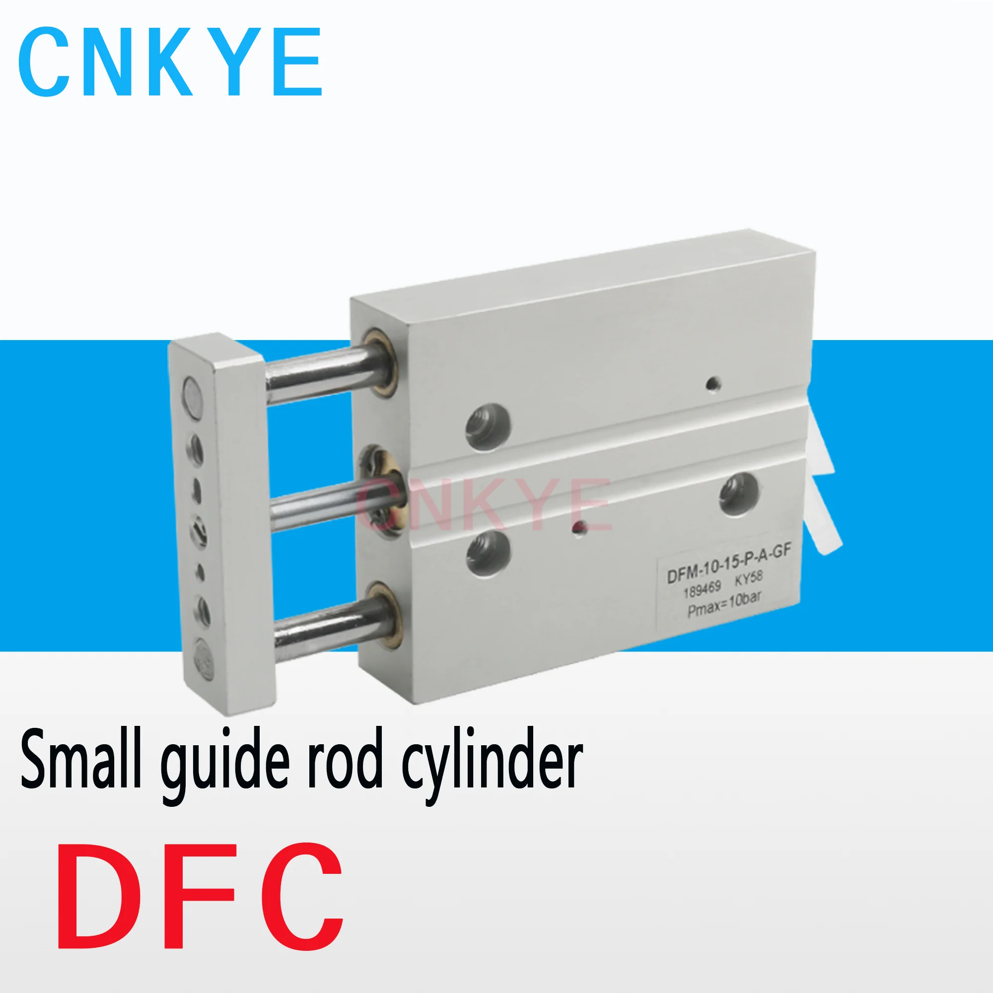 Small and Miniature Guided Rod Cylinders DFC-4-5-10-15-20-P-GF DFC-6-5-10-15-20-25-30-P-A-GF DFC-10-5-10-15-20-5-30-P-A-GF-KF