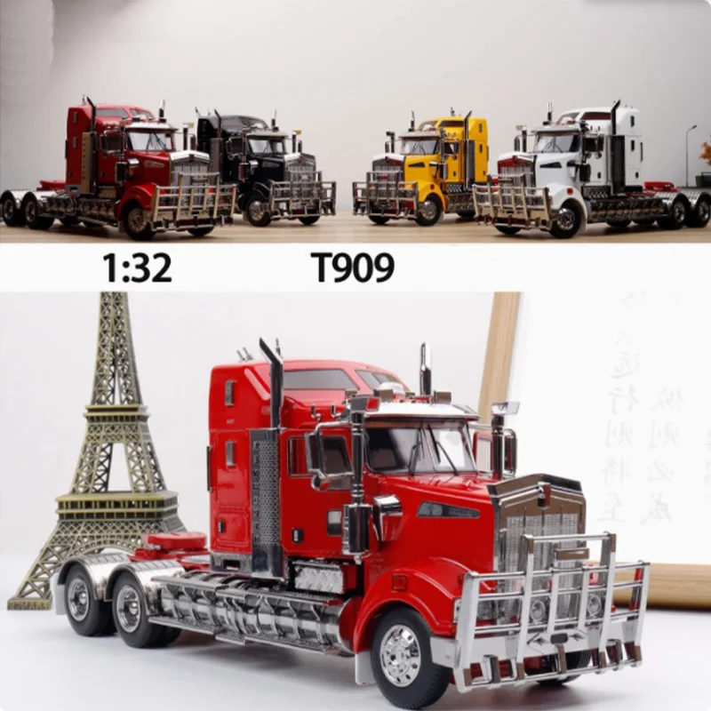 

1:32 Kenworth T909 Австралия, головка прицепа, тяговая головка из сплава, литой под давлением транспортер, модель грузовика, металлические литые игрушки