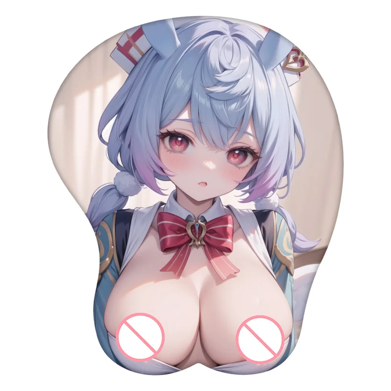 

Sigewinne Genshin Impact Anime 3D Mouse Pad Wrist Rest Silicone Sexy Creative Gaming Mousepad Mat