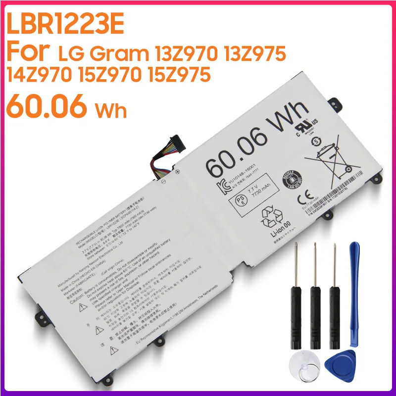 

Original Battery LBR1223E For LG Gram 13Z970 13Z975 5Z975 14Z970 15Z970 Authentic Battery 60.06Wh