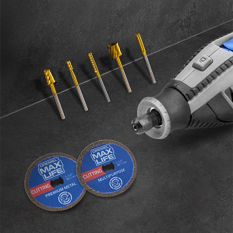 Imagem -02 - Dremel Max Life ez Lock Roda de Corte de Alto Desempenho Ez506hp Ez545hp 112 Disco de Corte de Grão de Diamante Acessórios de Ferramenta Rotativa