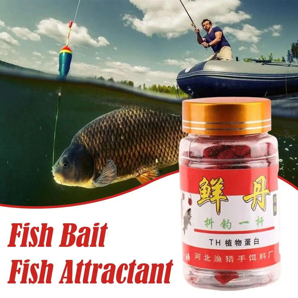 Natural Bait Pellets Hanging Bait Scent Fish Attractants For Baits High Protein Fishy Smell Bait Portable Effective Fishing O4I5