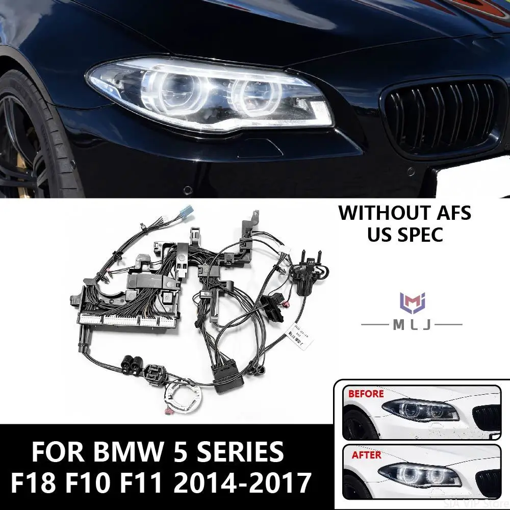

Внутренняя проводка для фар HID (63117440877) для новых BMW 5 серии F10 F18 2014-2017 (версия для США, без AFS)