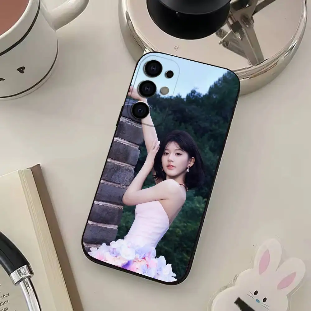 Custodia per telefono lusi Rosy Zhao per Samsung S25, S24, S21, S22, S23, S30, Ultra, S20, Plus, Fe, Lite, Cover morbida nera