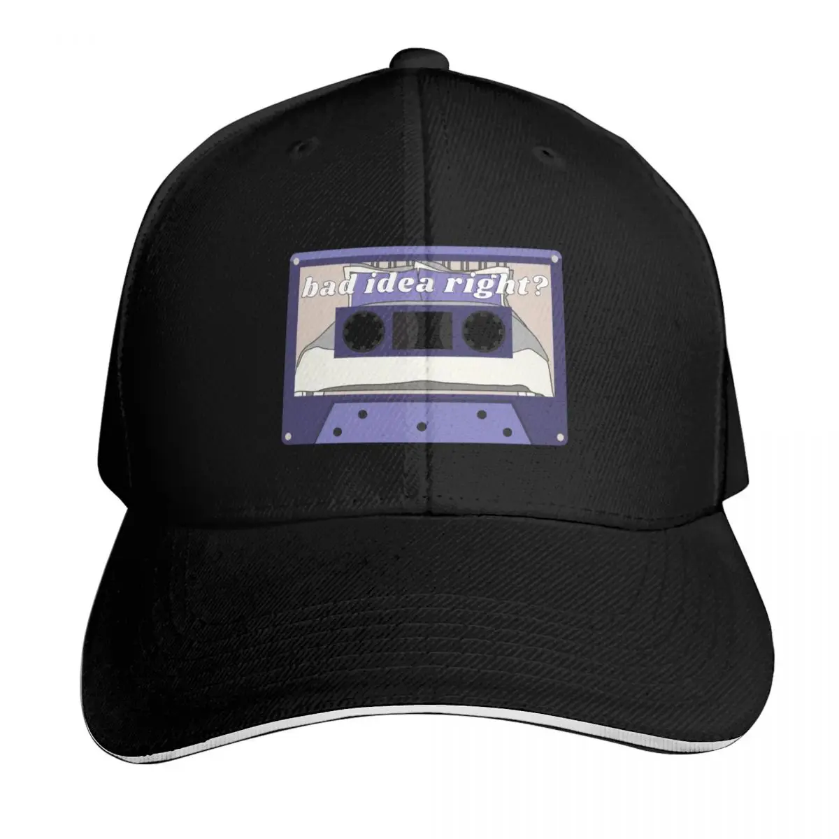 bad idea right cassette OR2 Baseball Cap Unisex for Men Women Outdoor Golf Running Hiking Summer Beach Travel