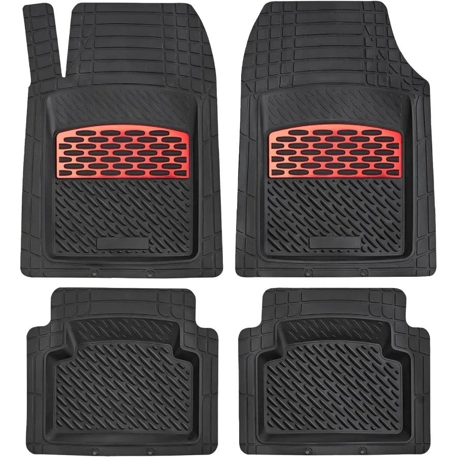 

KK Автоаксессуары 3D автомобильный напольный коврик толщиной 8 фунтов сверхмощный прочный универсальный сапфировый красный глубокий коврик для автомобилей внедорожников минивэнов грузовик