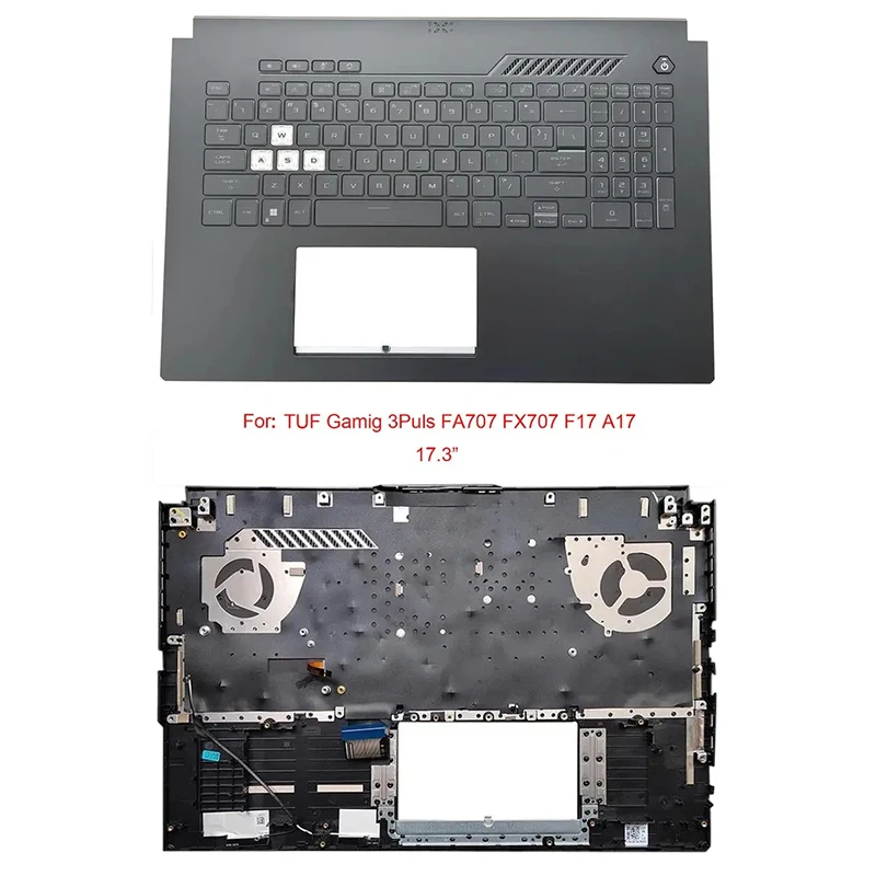 Used For ASUS TUF Gamig 3Puls FA707 FX707 F17 A17 Palmrest Cover W/ Keyboard Backlit 17.3"