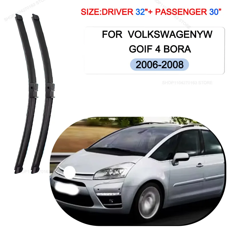 

Car Wiper Blades For Citroen C4 Grand picasso 2006-2008 Windshield Windscreen Front Window Blades 32"+30" Car Accessories