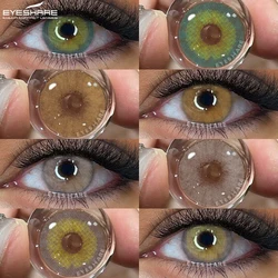 EYESHARE 1 Pair Color Contact Lenses for Eyes Blue Contact Lenses Brown High Quality Natural Contact Lenses Cosmetic Gray Pupils