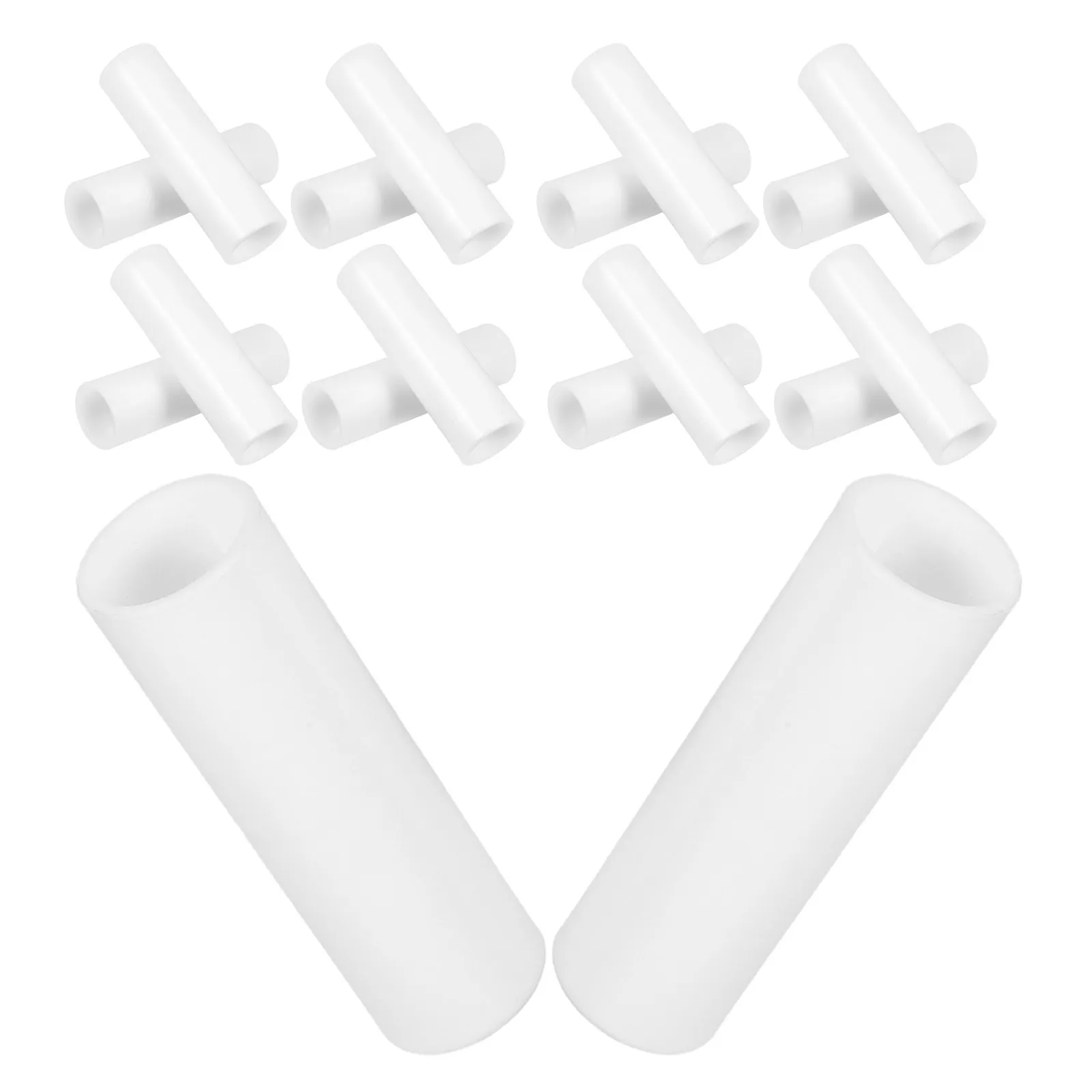 20Pcs Tent Connector Parts Replacement Plastic PVC Pipe Joint for Canopy Support Pole Repair Lightweight Universal Tent Pole