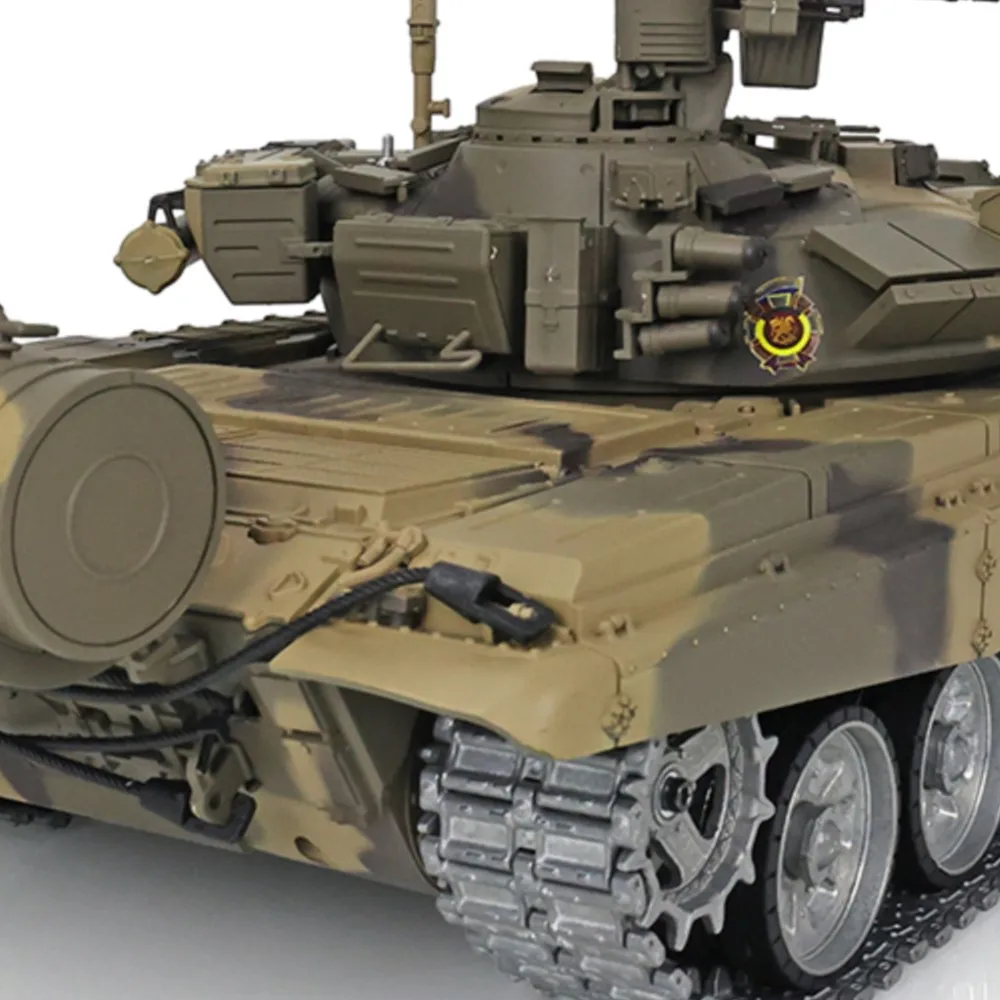 

1/16 Scale HENG LONG RC Tank 7.0 Customize FPV Russia T90 3938 360° Turret Metal Track BB Shooting Smoke Unit Panzer Vehicle Toy