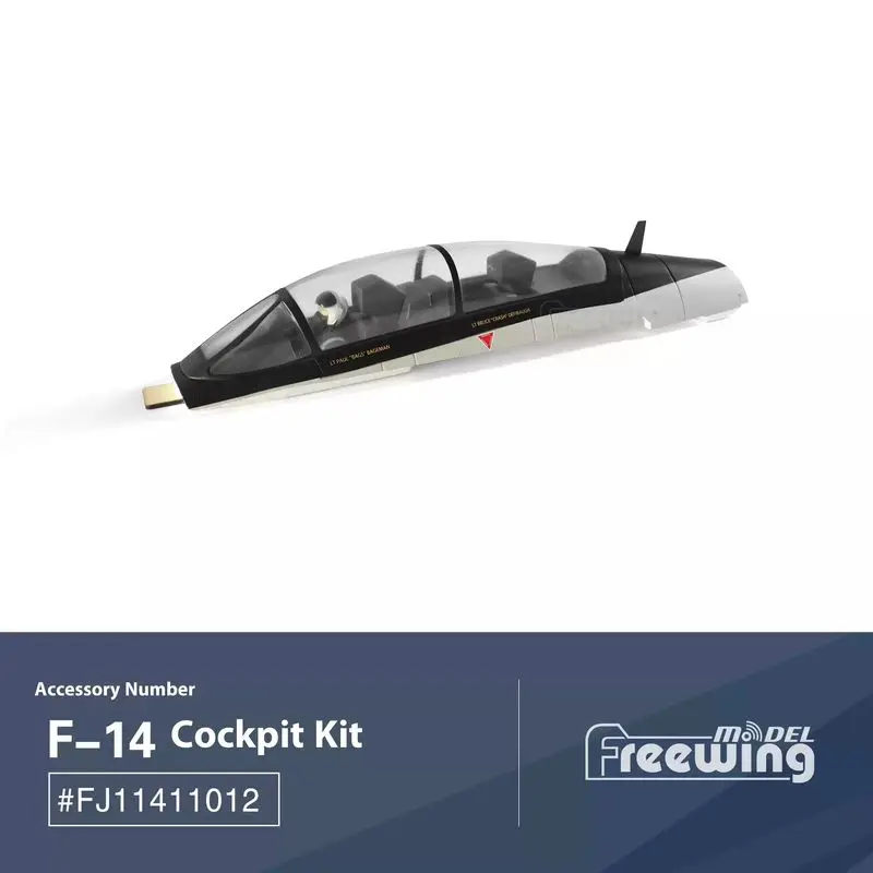 Freewing 64mm F-14a ensemble complet d'accessoires d'origine (1) Fuselage, ailes principales, train d'atterrissage, couvercle de nez à queue plate, Etc.