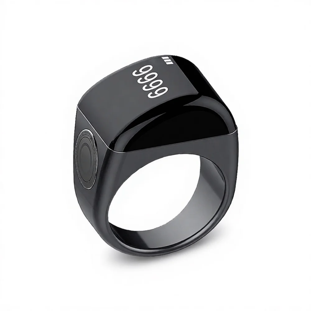 Digital Finger Ring Counter Electronic Tally Clicker Smart Alarm Tracker Bluetooth Activity Monitoring Device Elegant Gadget - view 6