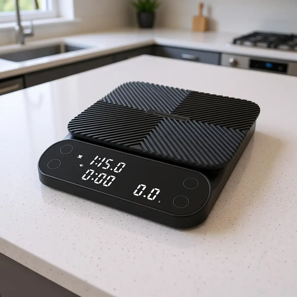 

Кофейные весы S3 с таймером, 3 кг/0,1 г, перезаряжаемые цифровые весы, 3 размера дозирования, регулируемые пропорции и отображение низких показателей, для бариста