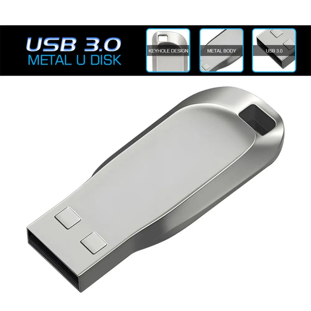 USB Flash Drive 2TB, pena Drive USB 3.0 kecepatan tinggi, memori USB 1TB, stik tahan air untuk komputer Laptop PC