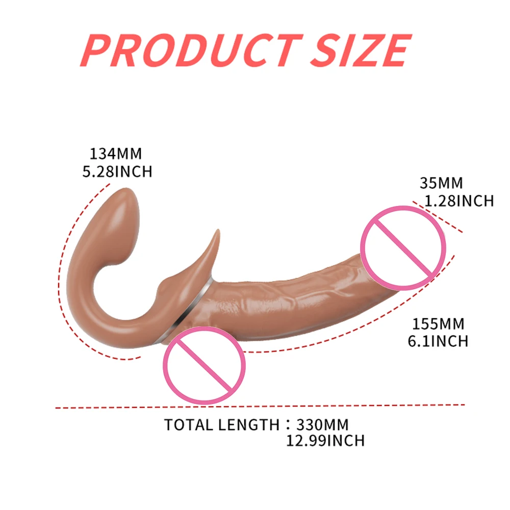 Dual Head Vibrator Rotates Shapes And PosturesAdult Sex Toys Double Huge Realistic Dildo Suction Cup For Lesbian For Women 18