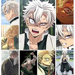 1pc Shinazugawa Sanemi Anime Demon Slayer Blade Poster Poster Art Print Bar Living Room Furniture Decor