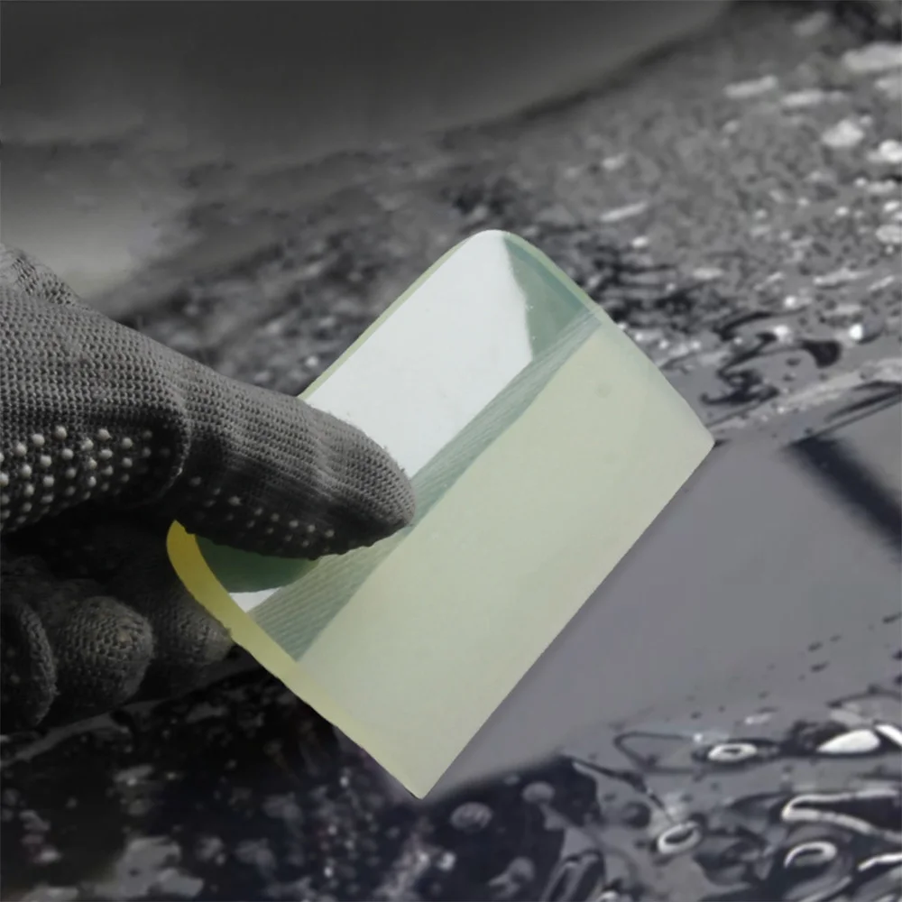 Car Film Wrapping Tool Soft Scraper for PPF Installation Window Tint Wallpaper Protective Vinyl Rubber Squeegee Car Glass Clean