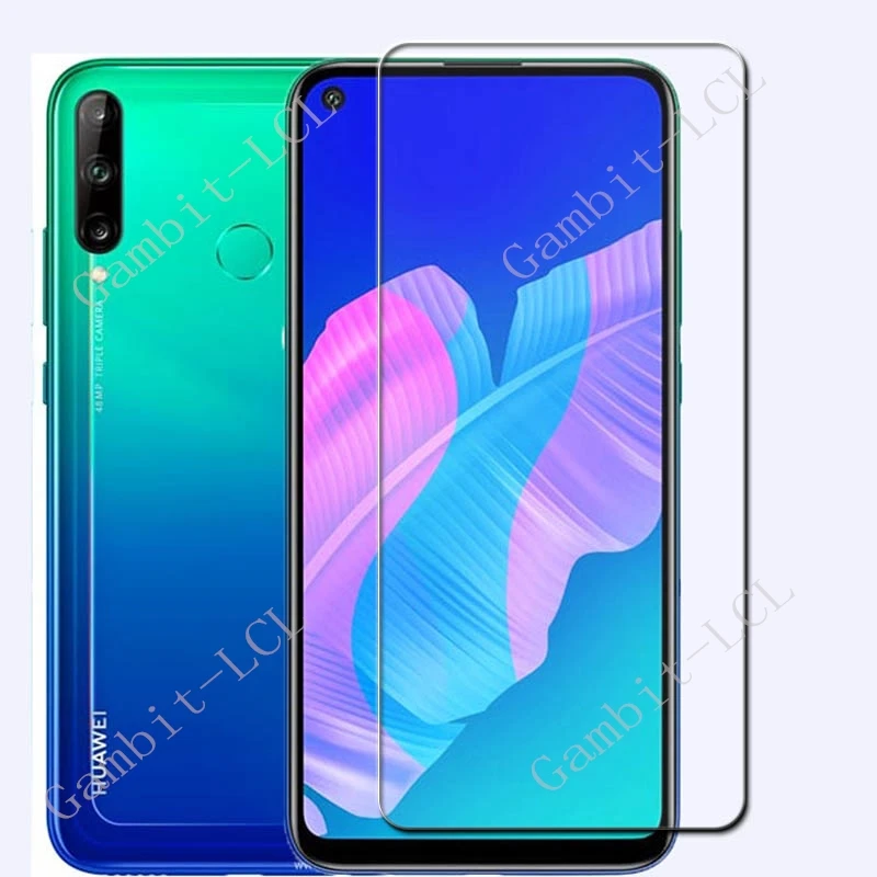 3 buah 9H asli untuk Huawei P40 lite E kaca antigores pelindung pada Film P40liteE 6.39 "pelindung layar penutup Film