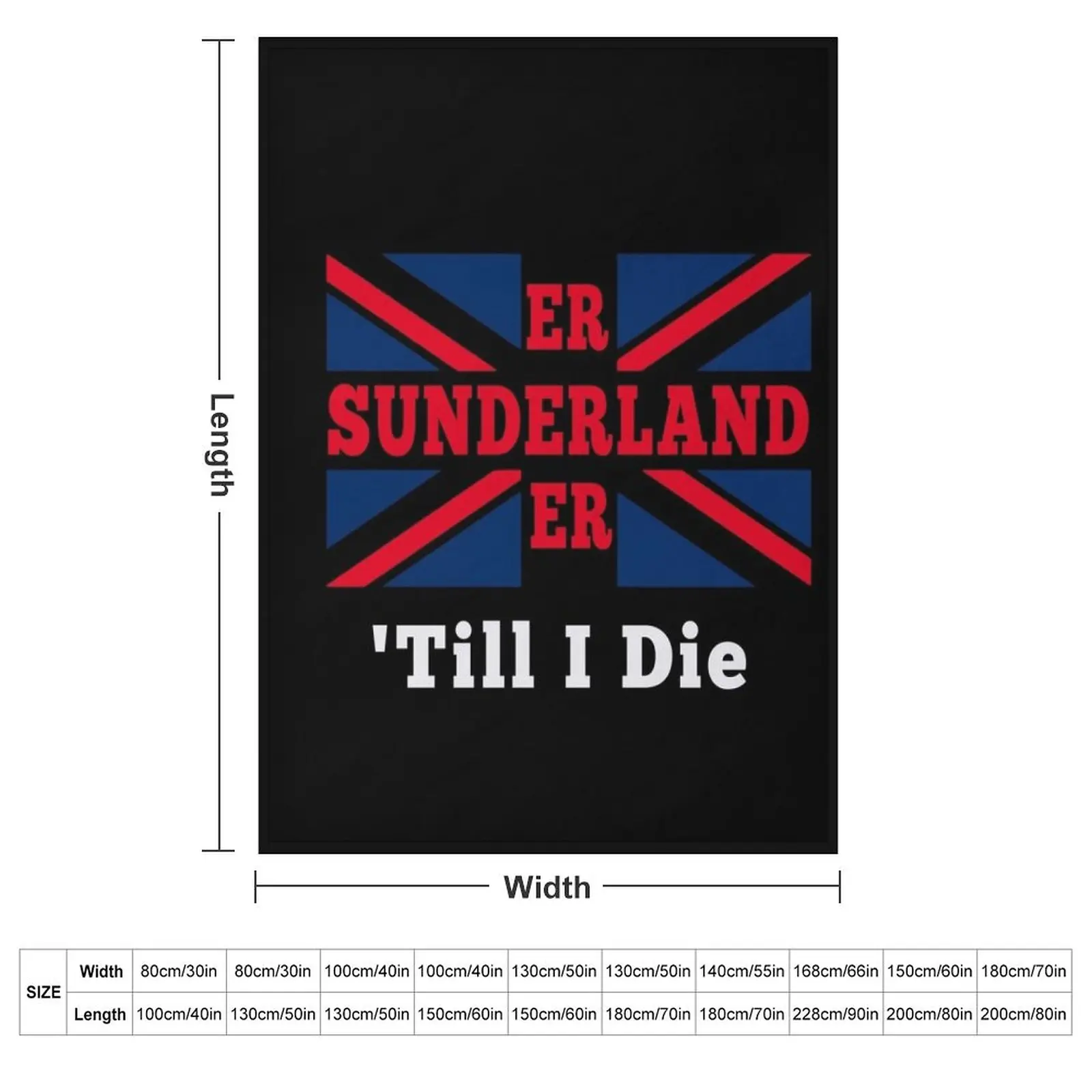 Sunderland Till I Die SAFC Fan Classic Throw Blanket For Sofa Thin Fashion Sofas Blankets