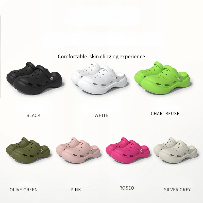 

slippers women summer beach cloud Slides Clapper shoes Flip Flops clog charm Indoor outdoor Non Slip Home house Thick bottom new