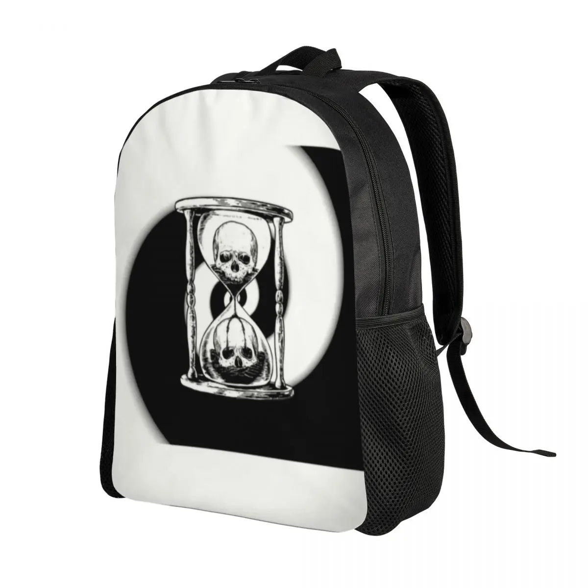 Personalized Unus Annus Split Backpack Men Women Casual Bookbag for College School Memento Mori Bags