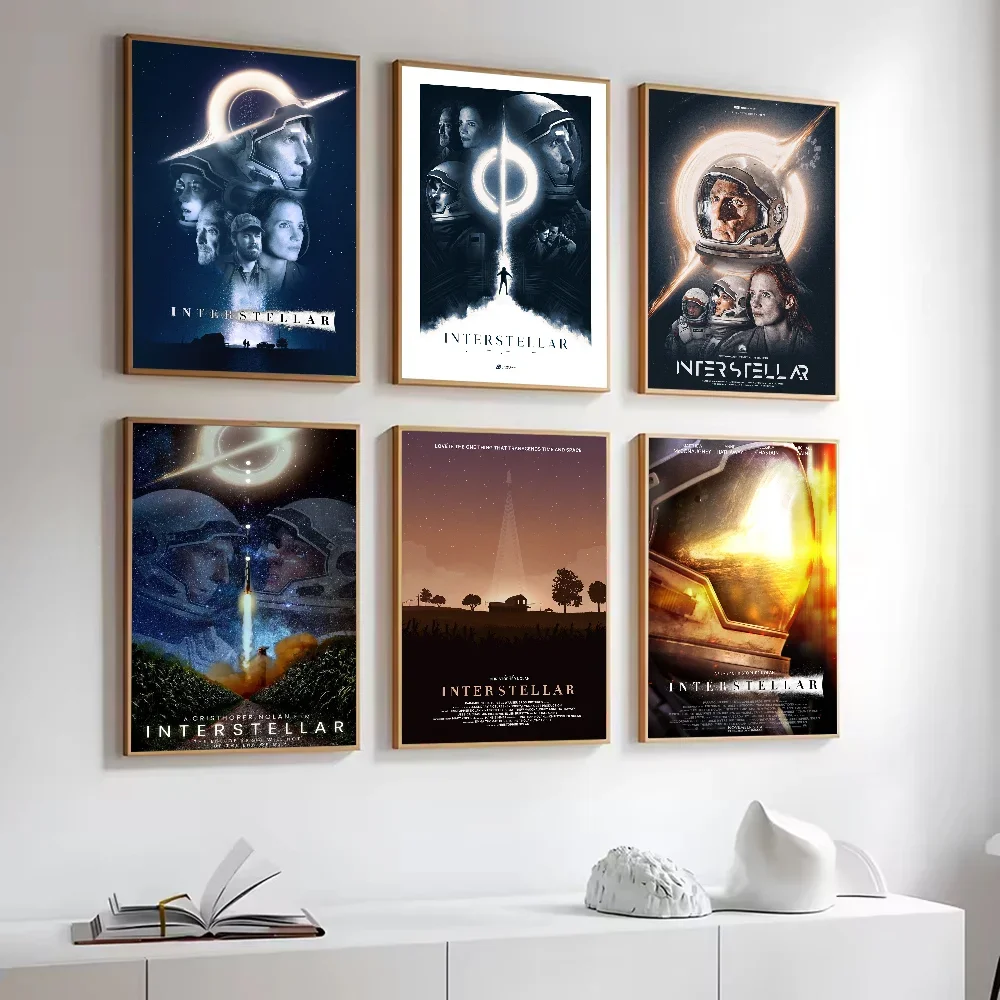 الكلاسيكية الساخنة الفيلم بين النجوم ملصق فني ديكور المنزل جدار الفن جدارية غرفة ديكور