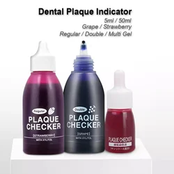 Top Grade Dental Plaque Indicator Stain Kids Oral Hygiene Tooth Plaque Disclosing Solution Coloring Agent Regular Double Checker