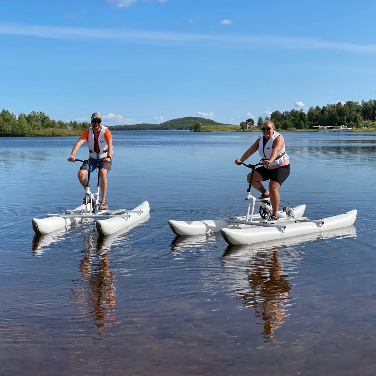 

New Collection Pontoons Hydrofoil Water Pedal Bike Boats Inflatable Prices For Sale