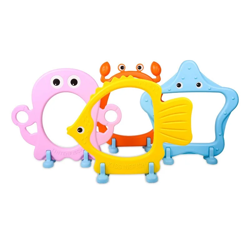 Kindergarten hurdles children's drilling caves Arch doors Plastic   holes   rings Ocean