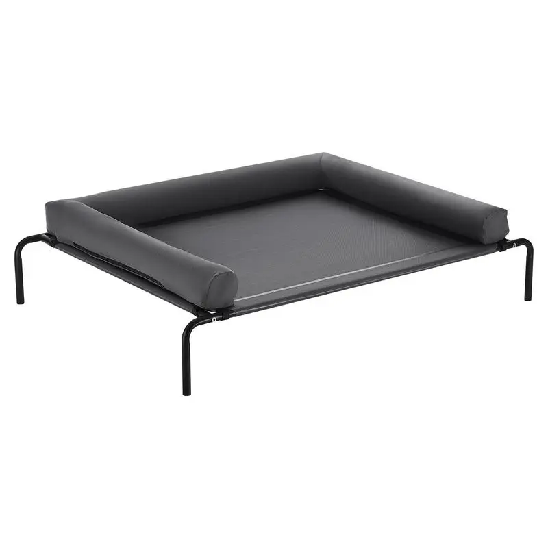 

Free Shipping-Elevated Dog Bed for Large Dogs, Portable Raised Dog Cot with Washable Pillow, Indoor & Outdoor Pet Cooling Raised