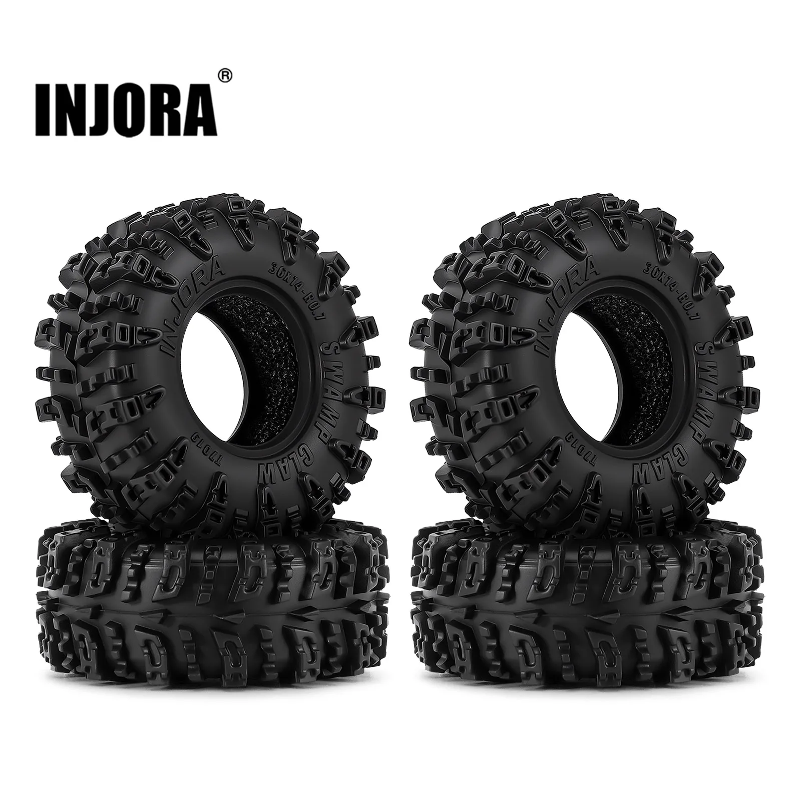 INJORA 36*14mm 0,7" Swamp Claw Reifen für 1/30 Axial SCX30 (T7019)