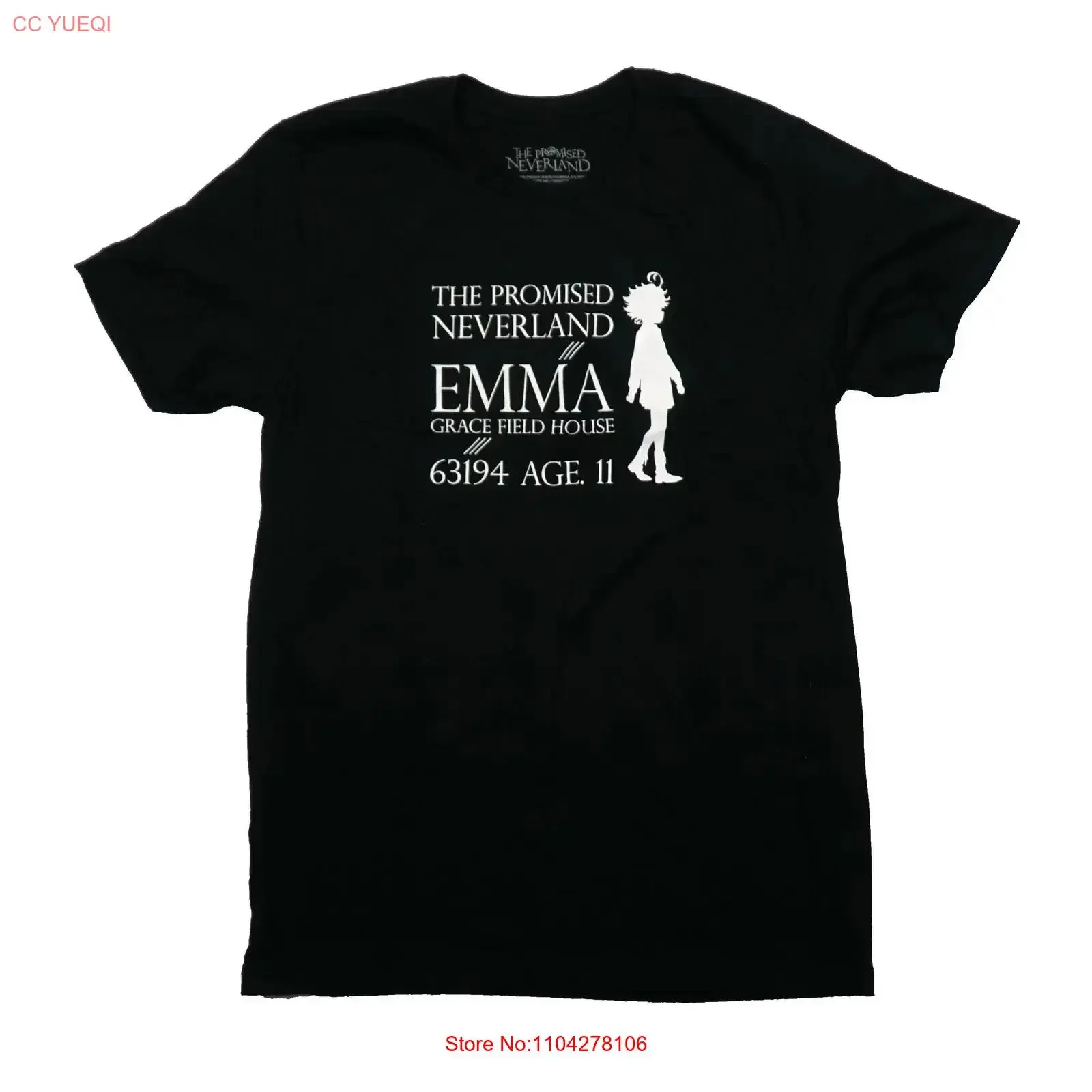 The Promised Neverland – t-shirt pour adultes, Emma Grace Field House, vintage, lavé, respirant, unisexe, décontracté, extensible, doux