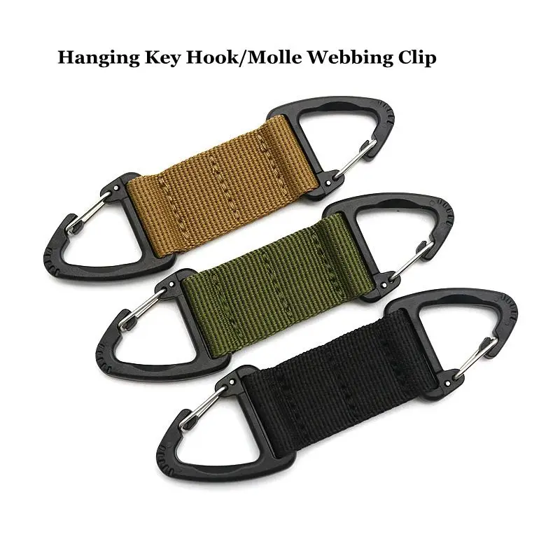 Multifunctional Carabiner for Climbing, Triangle Buckle, Belt Clip, Hanging Key Hook for Camping, Hiking, Hunting, Outdoor, New