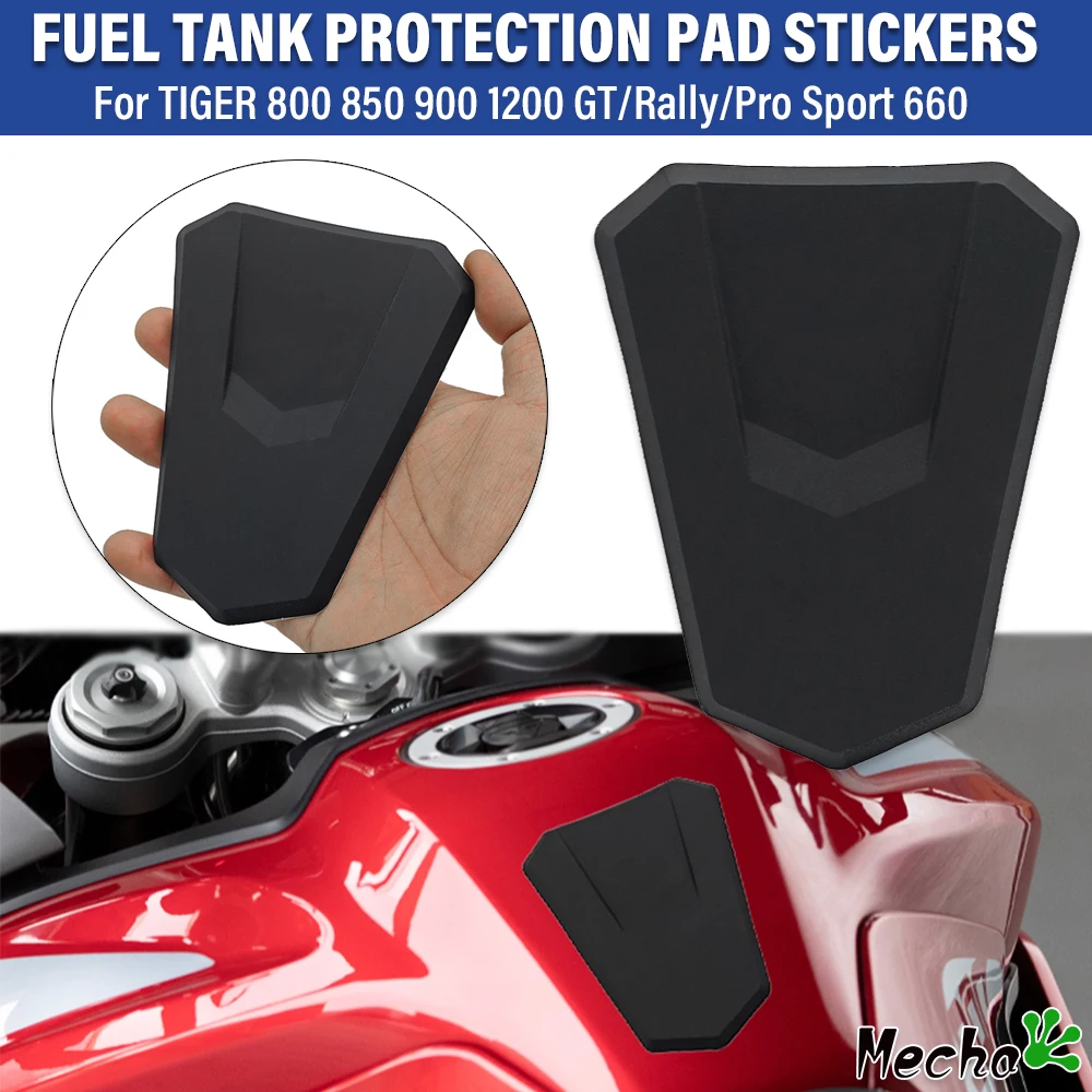 Motorcycle Universal Fuel Tank Pad Protection AntiSlip Sticker Decal Fit For TIGER 800 850 900 GT/Rally/Pro 1200 Sport 660 tiger