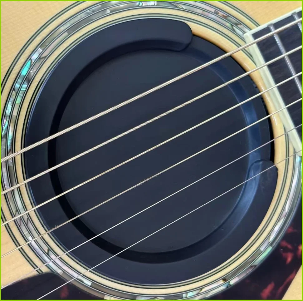 Acoustic-Electric Guitar Sound Hole Cover Classic Noise Reduction Buster Muffler Prevent Feedback Guitars Accessories