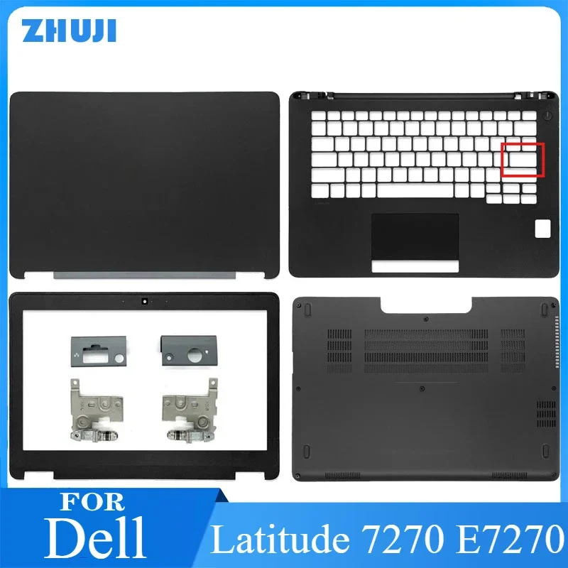 

NEW For Dell Latitude 7270 E7270 Laptop Cover LCD Back Cover Front Frame Bezel Palmrest Lower Bottom Case Hinges Hinges Cover