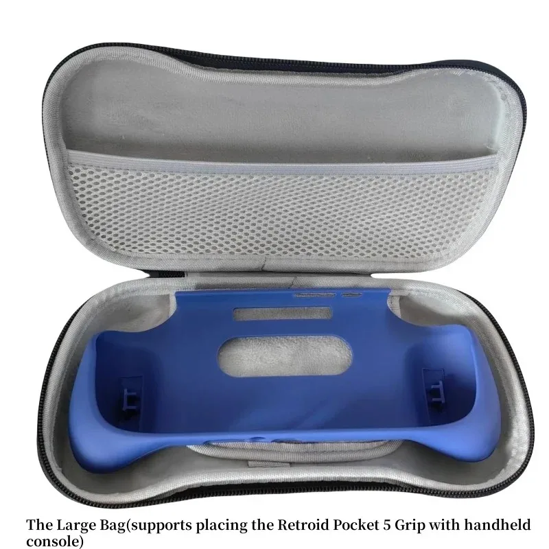 

Handheld Carrying Bag for Retroid Pocket 5 Grip Shockproof Rp5 Handle Grip Storage Bag Big Carry Case Protective Box Durable