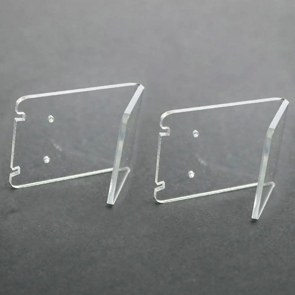 2 PCS Plastic Earrings Display Stand Holder Jewelry Display Stand Show Shelf