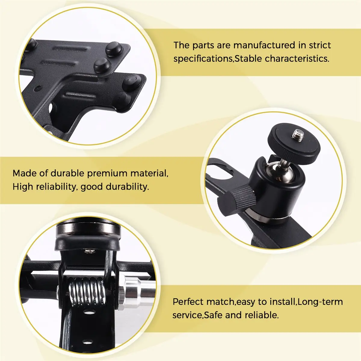 OKgood Multifunctional Camera Clamp Bracket Powerful Grip for Digital and SLR Cameras