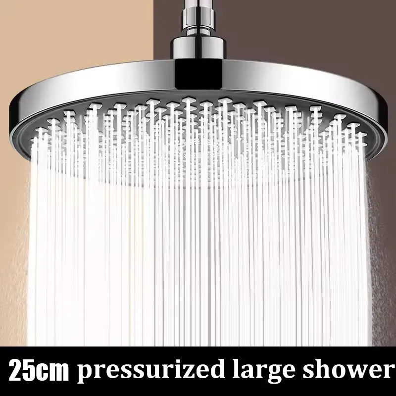 

Новая 25 см потолочная насадка для душа высокого давления, 5 режимов, большая панель, распылитель, насадка для душа с дождевой насадкой для ванной комнаты