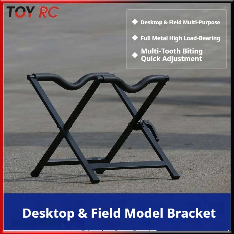 

Flyfans Rc Aircraft Stand - Metal Desktop/Field Support For Fixed Wing Edf Jet Models, Universal Landing Gear Holder