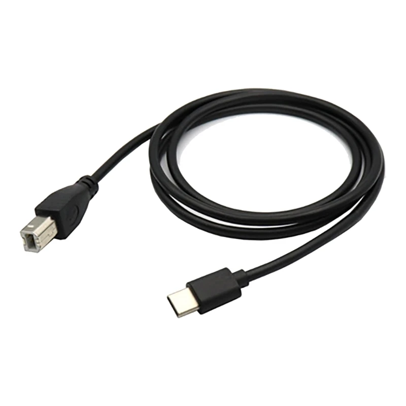 100cm 150/200cm USB C to USB B 2.0 Printer Cable Electronic Organ Cable Type C USB B for Computer Laptop Phone Scanner Universal