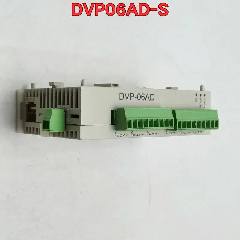 

Second-hand PLC module DVP06AD-S function test is normal