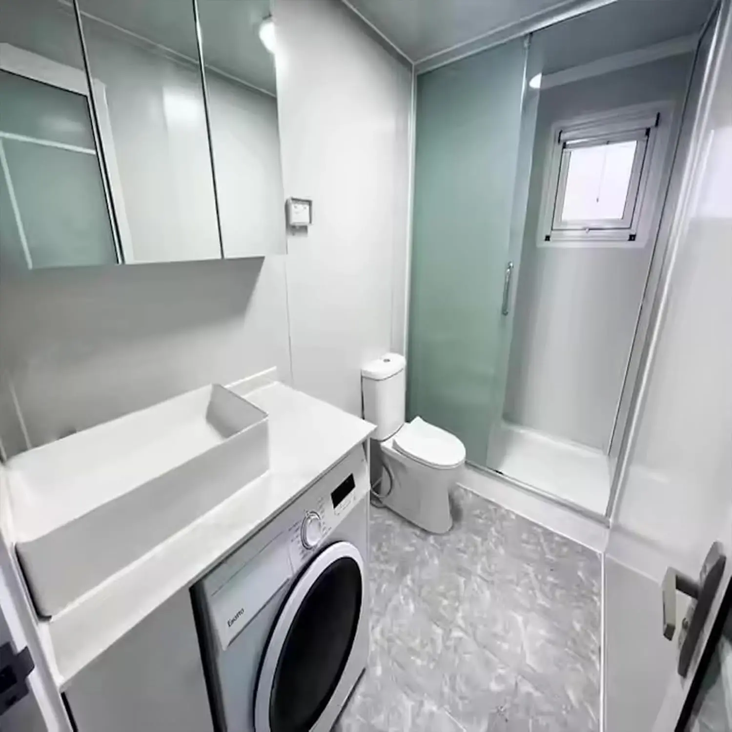 منزل صغير فاخر قابل للتوسيع بطول 20 قدم للبيع، منزل حاوية جاهز قابل للطي 2 غرفة نوم 1 غرفة معيشة 1 حمام #5