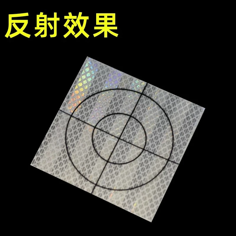 Total Station Measurement Reflective Sheet Reflective Sheet Cross Prism Measurement Railway Tunnel